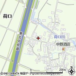 山形県東根市荷口107-1周辺の地図