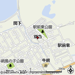 宮城県東松島市牛網別当周辺の地図