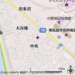 宮城県東松島市小野中央24-4周辺の地図