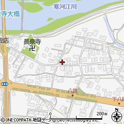 山形県寒河江市八鍬65周辺の地図