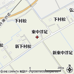 宮城県東松島市牛網東中浮足70周辺の地図