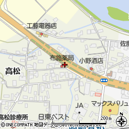 山形県寒河江市高松（西覚寺）周辺の地図