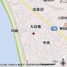宮城県東松島市小野大谷地29-10周辺の地図