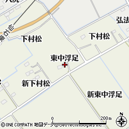 宮城県東松島市牛網（東中浮足）周辺の地図