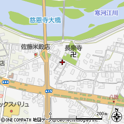 山形県寒河江市八鍬568周辺の地図