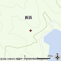 宮城県石巻市折浜（竹沢）周辺の地図