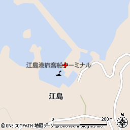 江島港旅客船ターミナル（シーパル女川汽船）周辺の地図