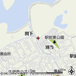 宮城県東松島市牛網関下周辺の地図