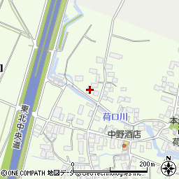 土田・養鱒場周辺の地図