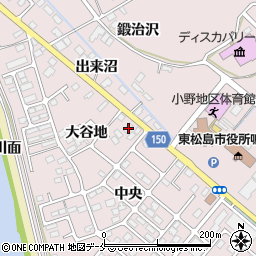 宮城県東松島市小野中央30-24周辺の地図