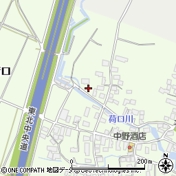 山形県東根市荷口141周辺の地図