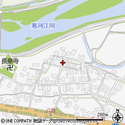 〒990-0523 山形県寒河江市八鍬の地図
