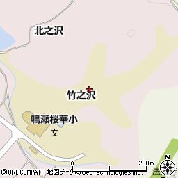 宮城県東松島市小野（竹之沢）周辺の地図