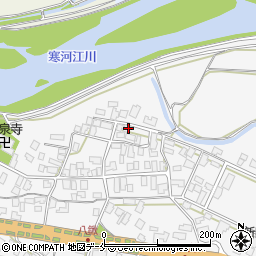 山形県寒河江市八鍬39周辺の地図