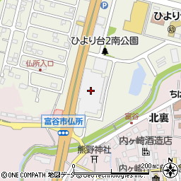 西友富谷店周辺の地図