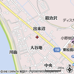 宮城県東松島市小野中央37-11周辺の地図
