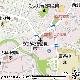 富谷市役所　福祉健康センター周辺の地図