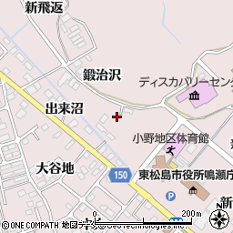 宮城県東松島市小野新欠下16周辺の地図