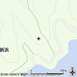 宮城県石巻市折浜横峯周辺の地図