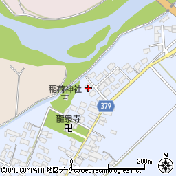 山形県寒河江市清助新田58-1周辺の地図