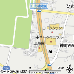 上村石油株式会社　山形空港前ＳＳ周辺の地図