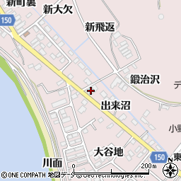 宮城県東松島市小野出来沼9-2周辺の地図