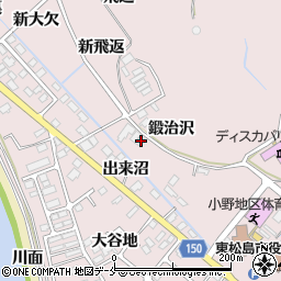 宮城県東松島市小野新欠下7周辺の地図