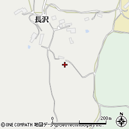 宮城県東松島市上下堤長沢周辺の地図