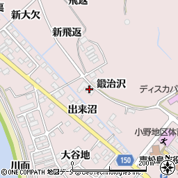 宮城県東松島市小野新欠下5周辺の地図