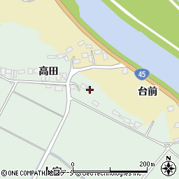 宮城県東松島市浅井高田73周辺の地図