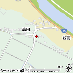 宮城県東松島市浅井高田74周辺の地図