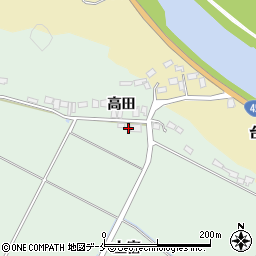 宮城県東松島市浅井高田56周辺の地図