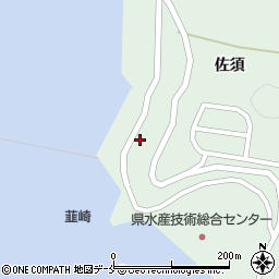 宮城県石巻市渡波袖ノ浜周辺の地図