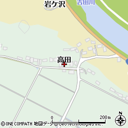宮城県東松島市浅井高田79周辺の地図