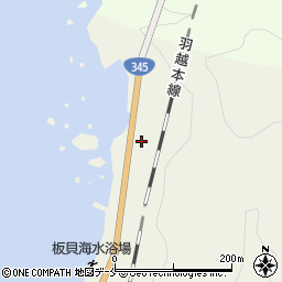 新潟県村上市板貝504周辺の地図