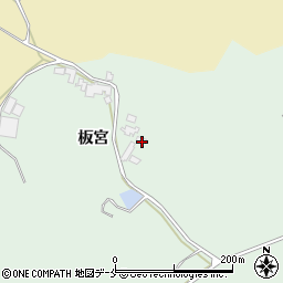宮城県東松島市浅井板宮周辺の地図