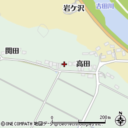 宮城県東松島市浅井高田81周辺の地図