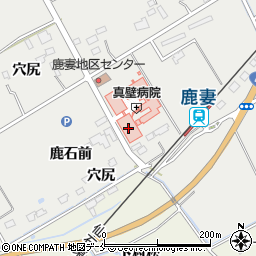 真壁病院周辺の地図