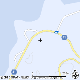 宮城県女川町（牡鹿郡）飯子浜周辺の地図