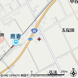宮城県東松島市矢本五反田43周辺の地図
