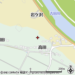 宮城県東松島市浅井高田85周辺の地図
