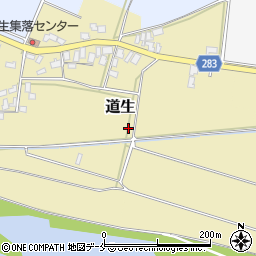 山形県寒河江市道生71周辺の地図