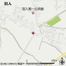 山形県東根市羽入303周辺の地図