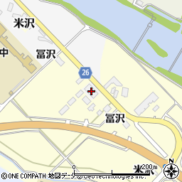 山形県寒河江市八鍬835周辺の地図