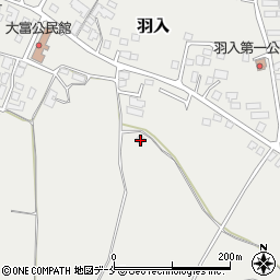 山形県東根市羽入317周辺の地図