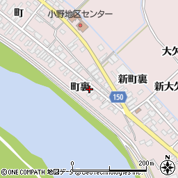 宮城県東松島市小野町裏119周辺の地図