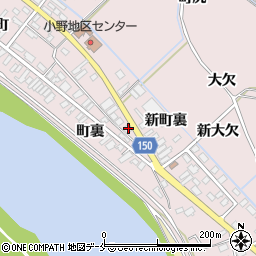 宮城県東松島市小野町裏71周辺の地図