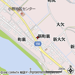 宮城県東松島市小野町裏68周辺の地図