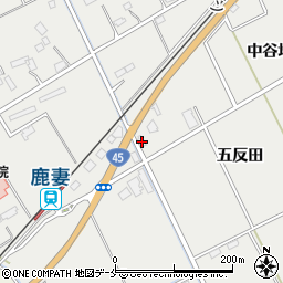 宮城県東松島市矢本中谷地8周辺の地図