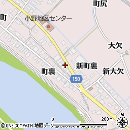 宮城県東松島市小野町裏74周辺の地図